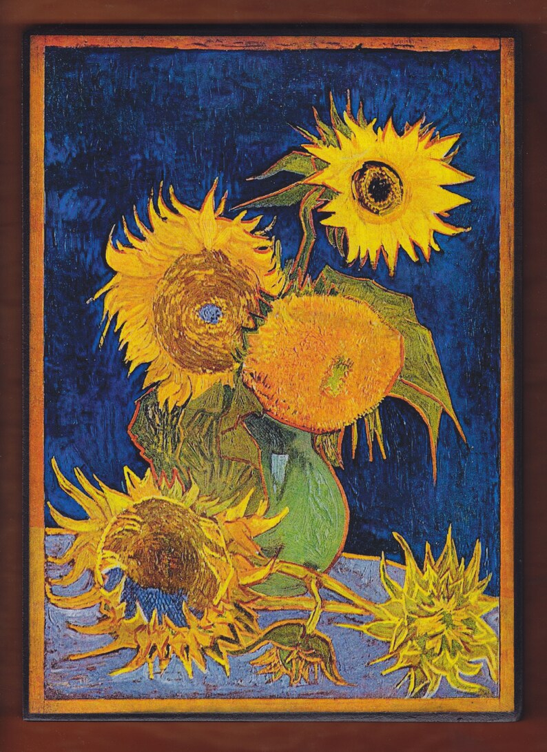 Van Gogh Sunflowers Destroyed in World War II Bombing Raid Etsy