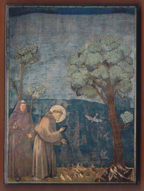 Giotto Di Bondone(saint Francis of Assisi Preacing to the