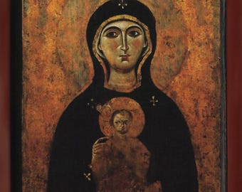 Madonna Nicopeia (9th or 10th century), St. Luke,  St. Mark’s Basilica,Venice, Italy.Christian orthodox icon. FREE SHIPPING