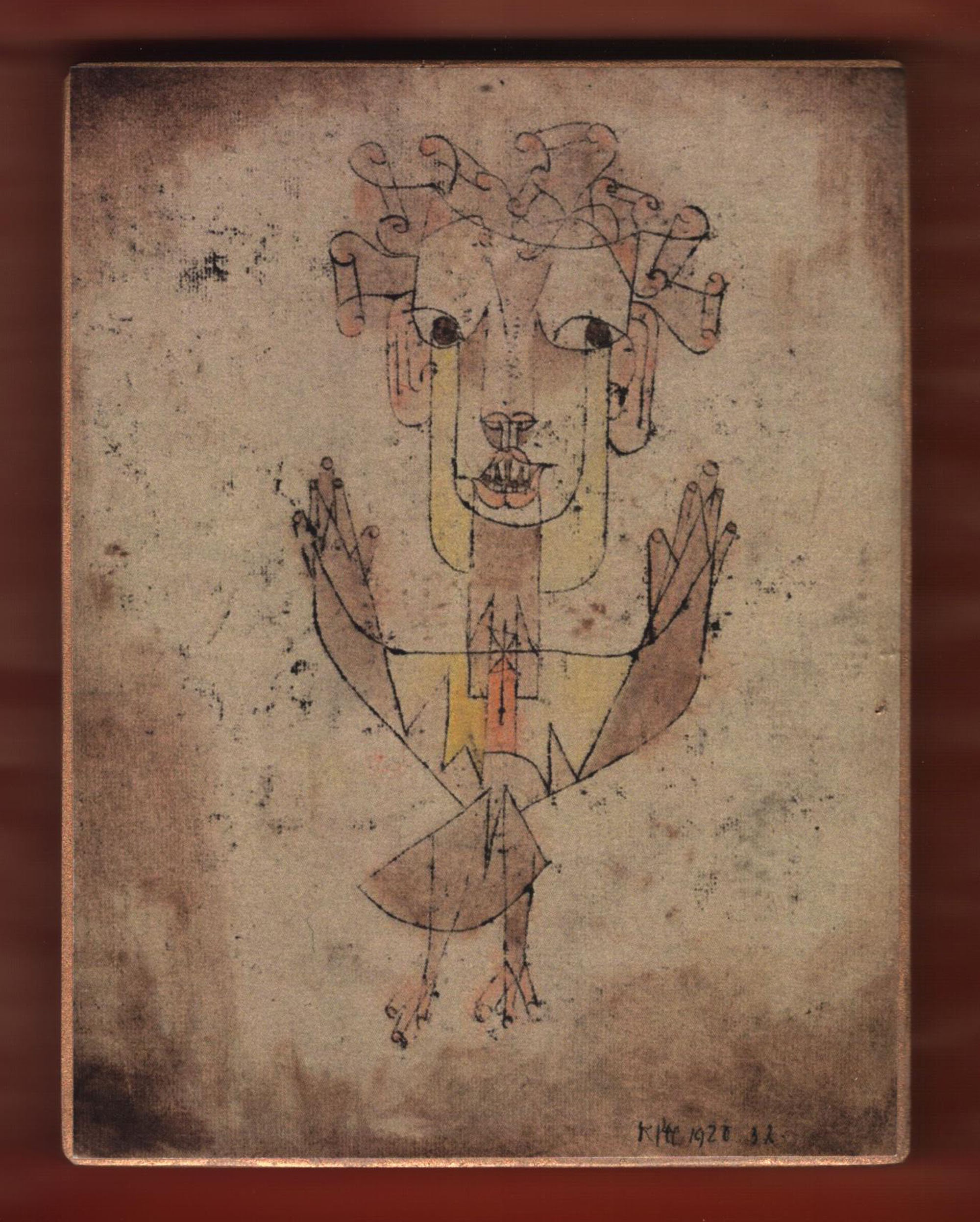 Paul Klee Angelus Novus, Israel Museum. FREE SHIPPING - Etsy