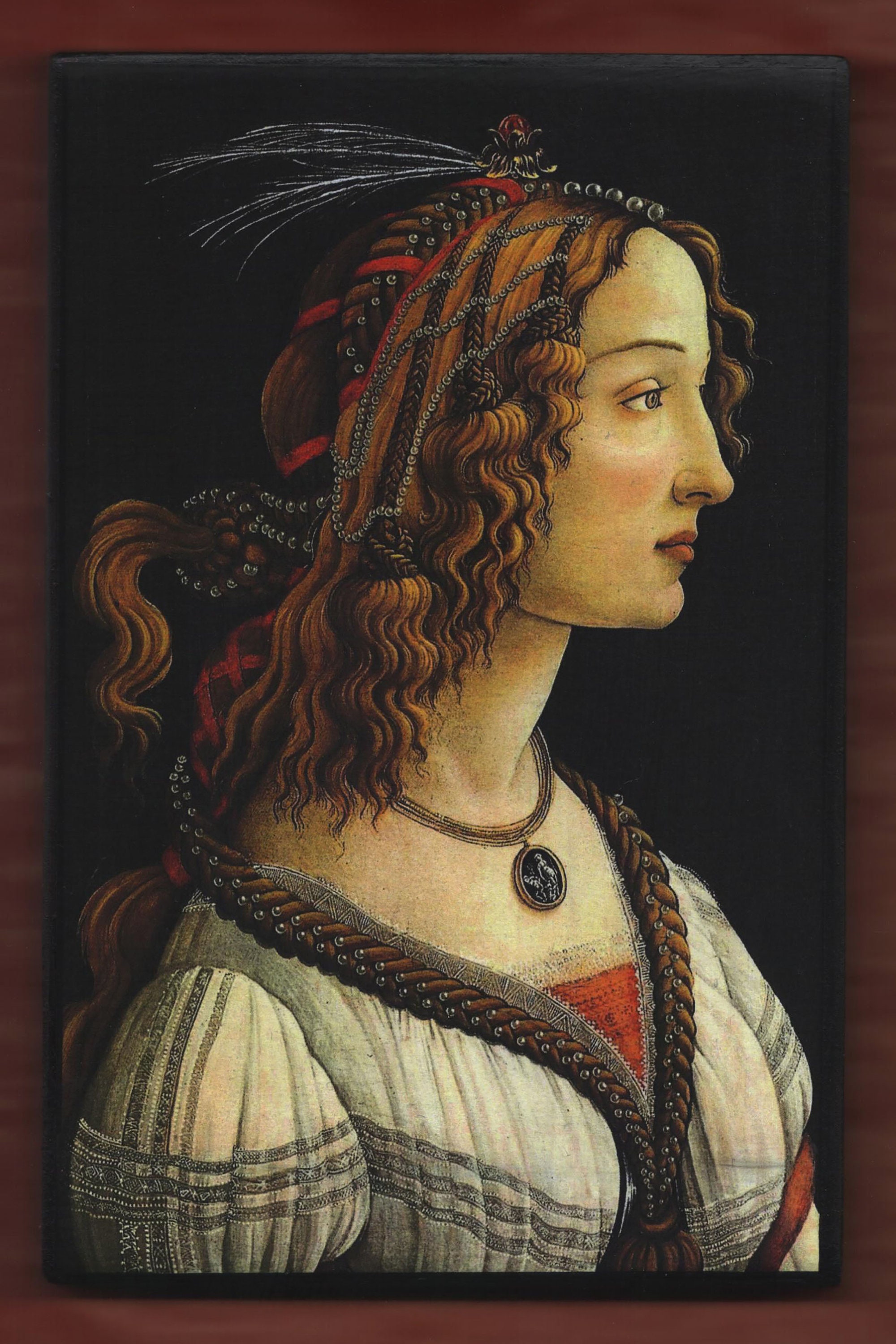 サンドロ・ボッティチェリ『若い女性の肖像』（ボッティチェリ