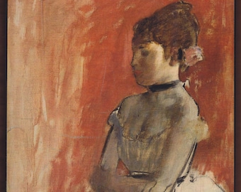 Edgar Degas, Ballet Dancer with Arms Crossed,about 1872.FREE SHIPPING