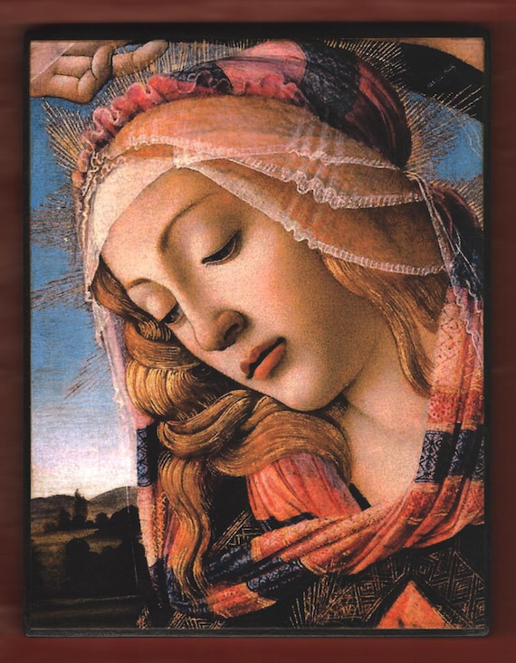 La Virgen del Magnificat 148385 Sandro Botticelli.FREE Etsy España