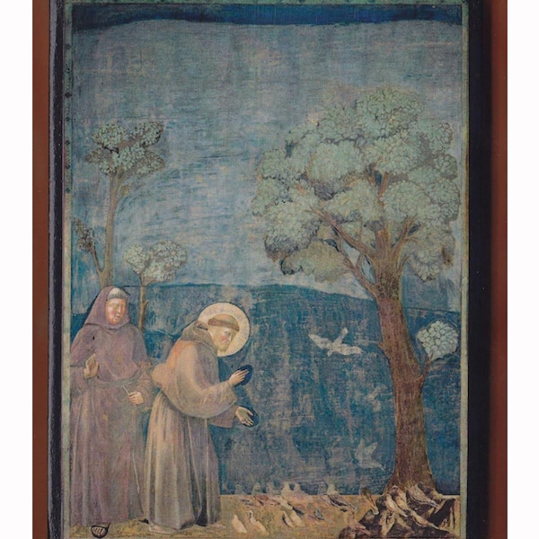 San Francesco predica agli uccelli - Giotto di Bondone Art