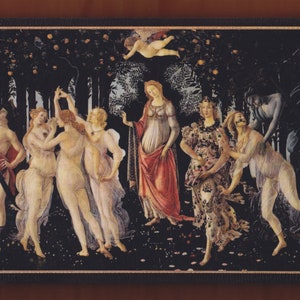 Sandro Botticelli, Primavera (Allegory of Spring), Florence, Galleria degli Uffizi.FREE SHIPPING