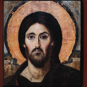 Christ Pantocrator, Monastery of St. Catherine of Sinai, Christian orthodox icon.FREE SHIPPING