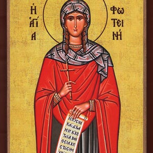 St Photini, The Samaritan Woman. FREE SHIPPING