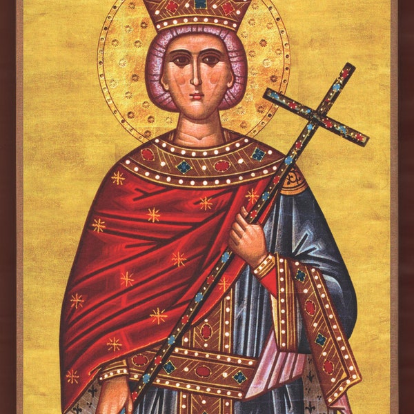 St. Helen.Christian orthodox icon. FREE SHIPPING