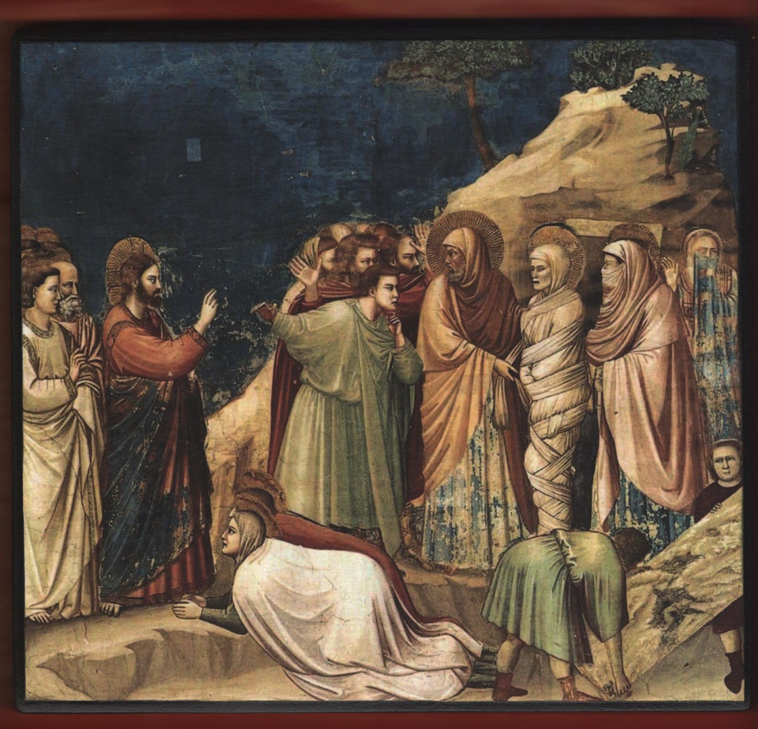 The Raising of Lazarus by Giotto Di Bondone.free SHIPPING - Etsy
