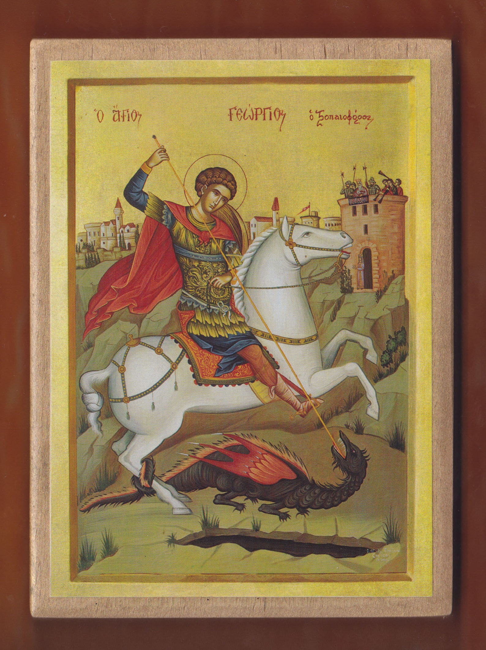 Картины иконы георгия победоносца