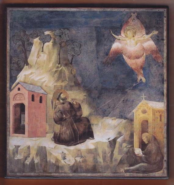 Giotto: St. Francis' Vision of Seraph Fresco Art - Etsy