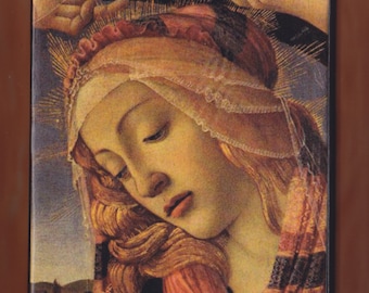 The Madonna of the Magnificat, 1483-85, Sandro Botticelli.FREE SHIPPING