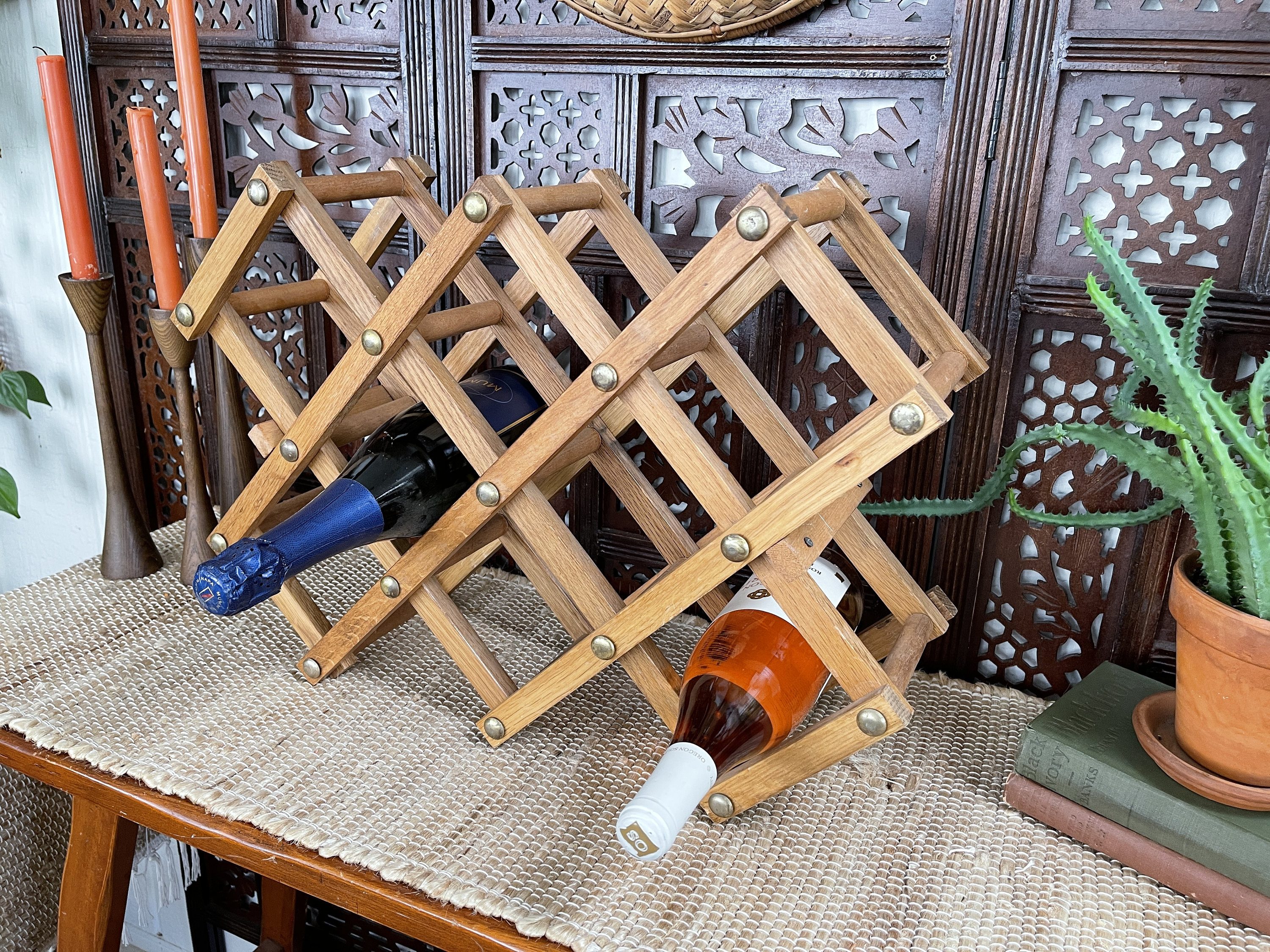60s Wine Rack - Etsy