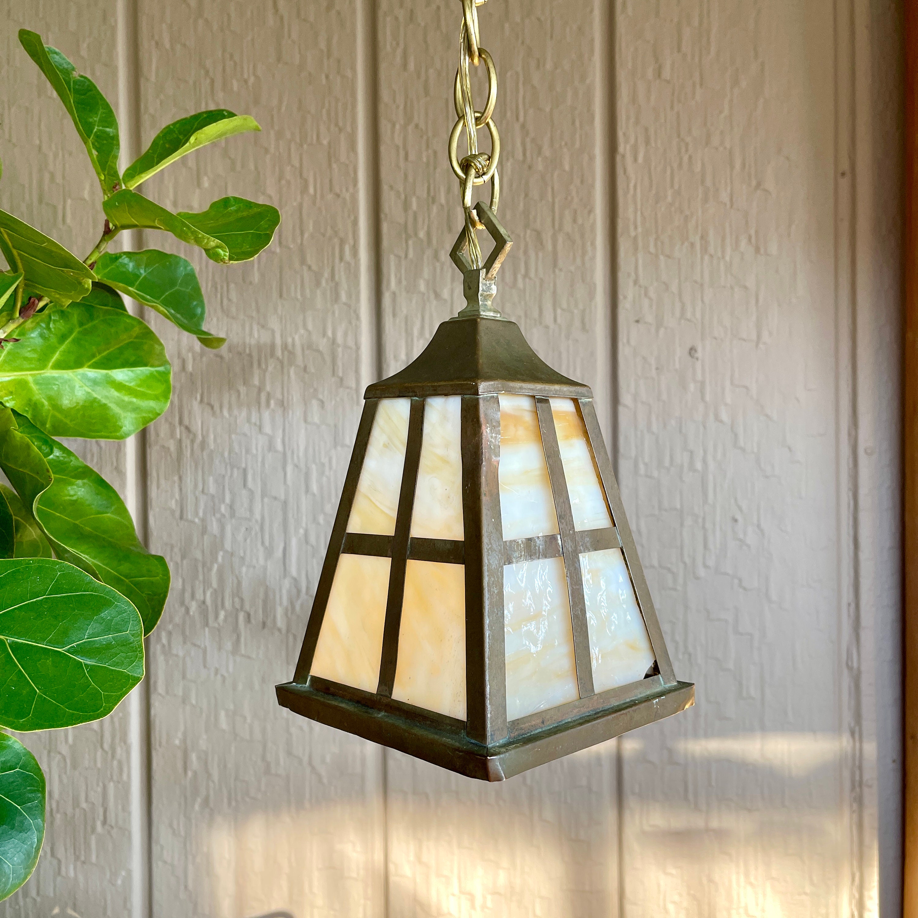 Mission cheap pendant light