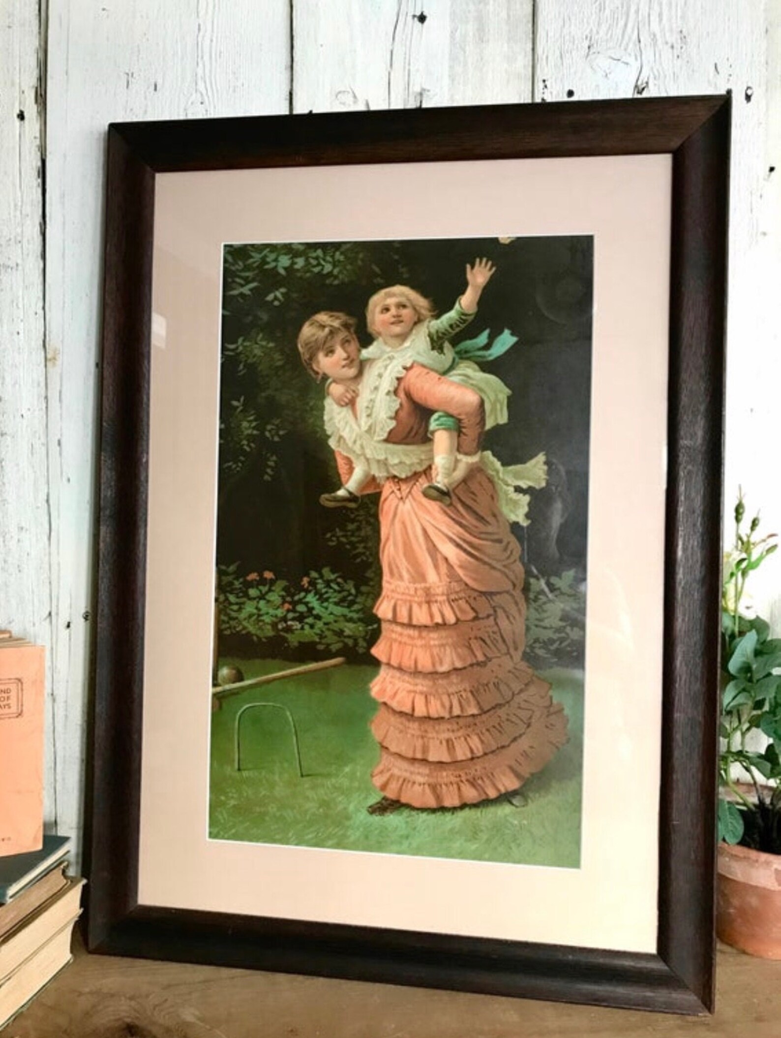 Set of 3 Victorian Framed Art Prints Antique Art Prints Etsy