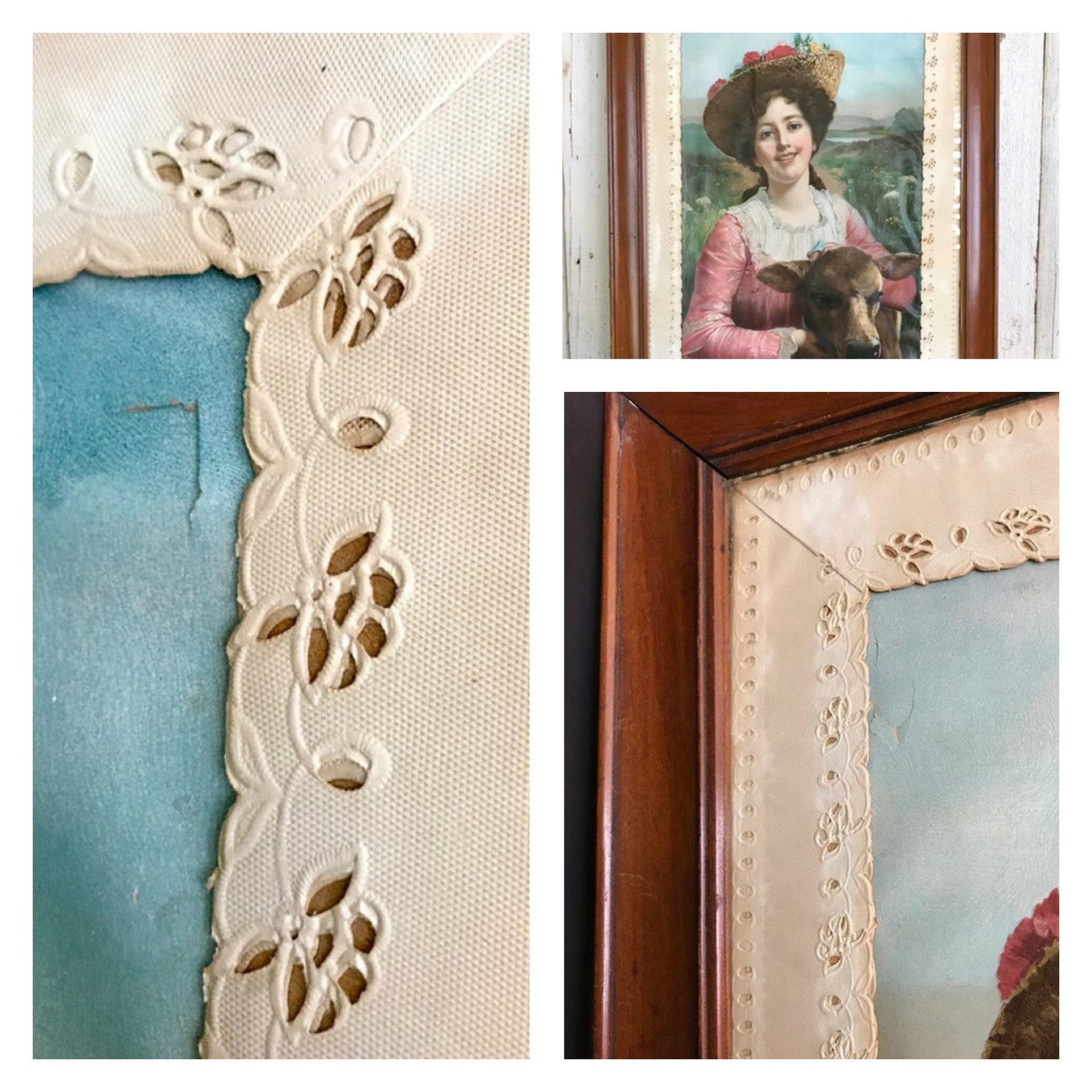 Set of 3 Victorian Framed Art Prints Antique Art Prints Etsy