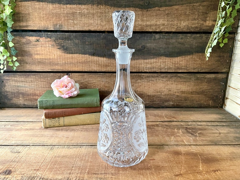 Zajecar Handcrafted 24 Lead Crystal Liquor Wine Decanter With Etsy