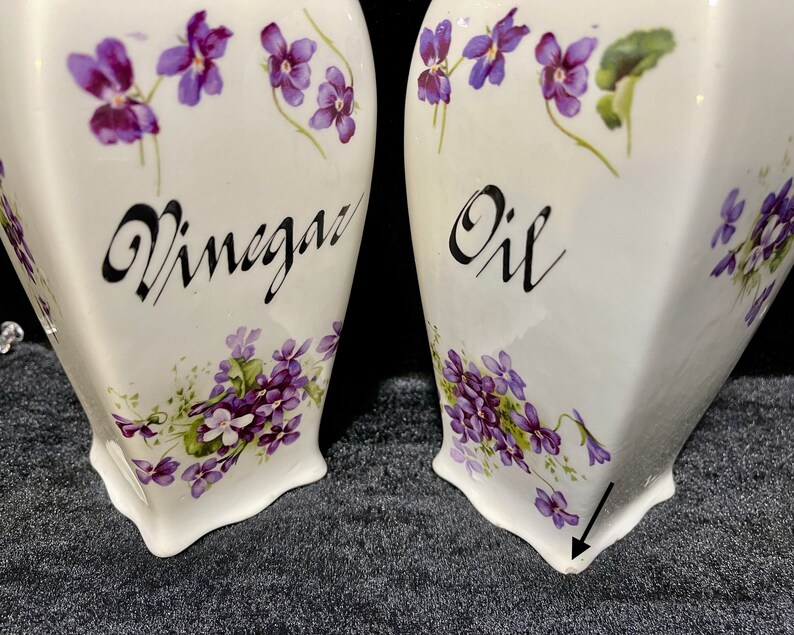 RARE Max Roesler Purple Violets Pattern Earthenware Ceramic - Etsy