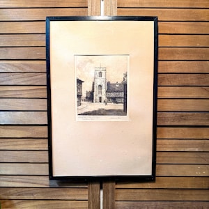 tobacco sydney frame with mat by aaron brothers Antique Print Titled