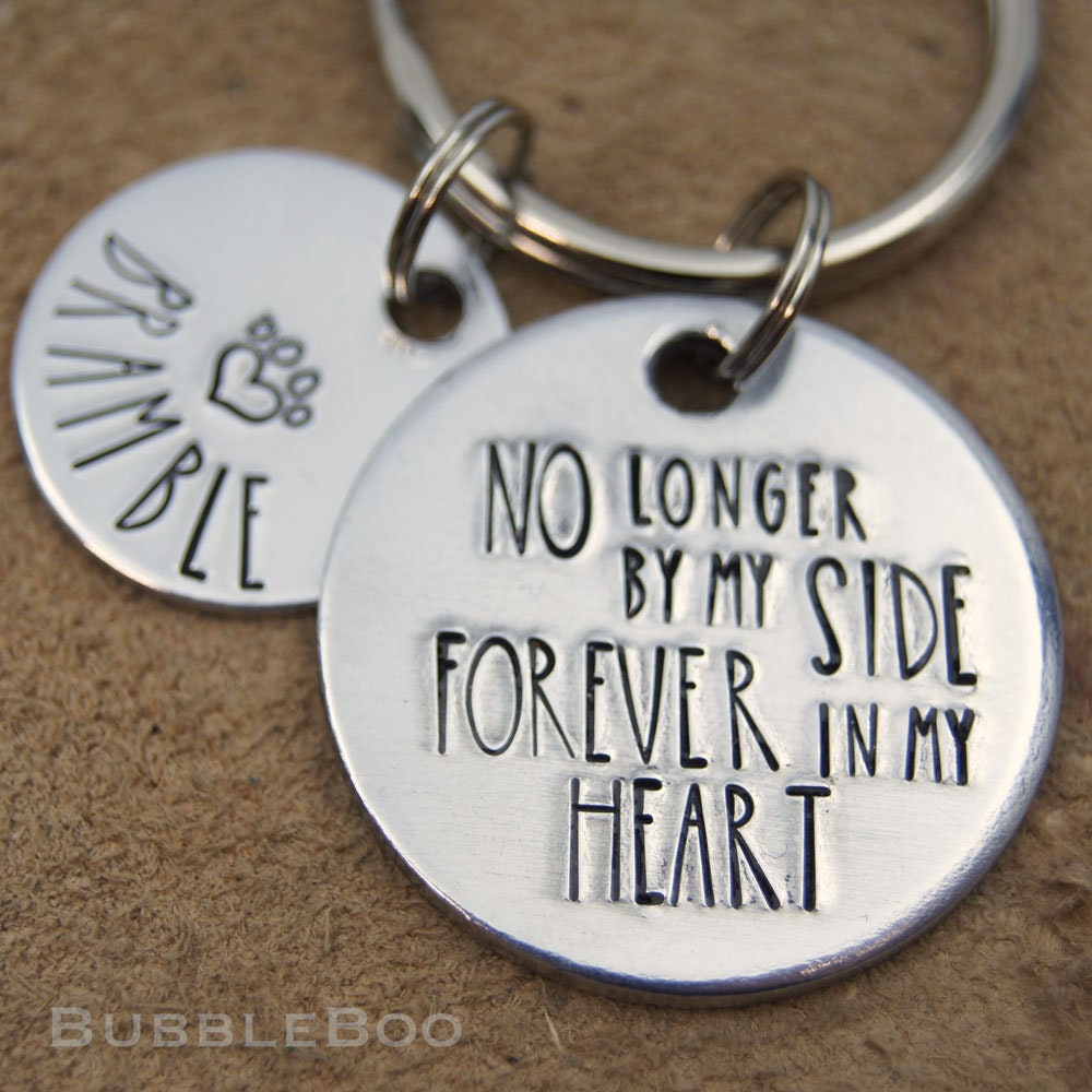 dog memorial keyring
