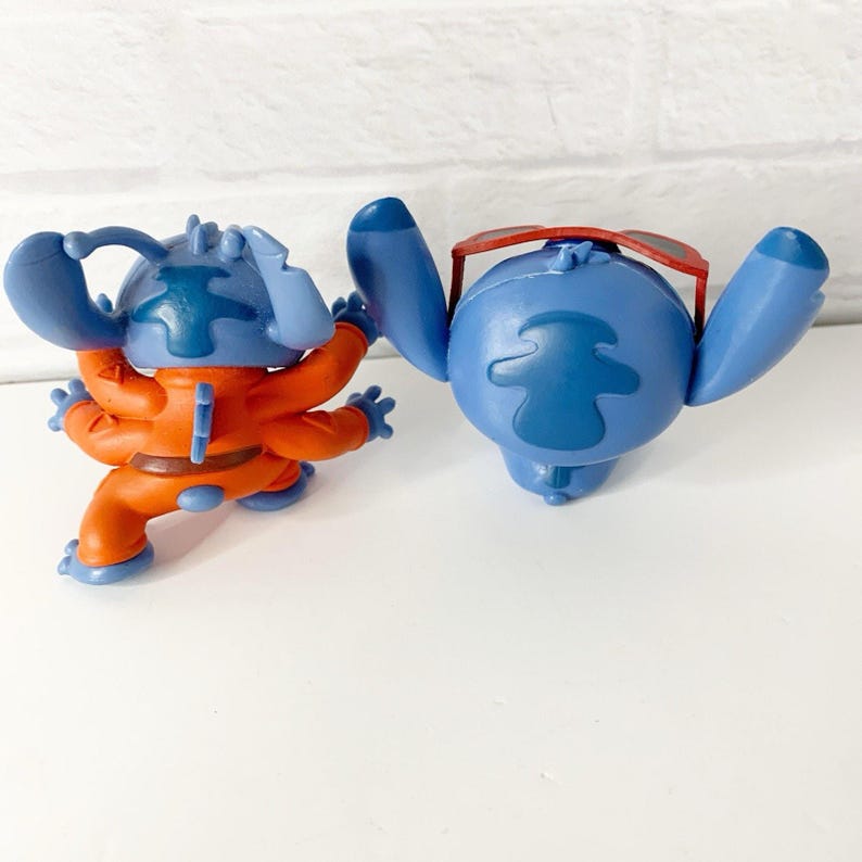 Disney LILO & Stitch Lot Of 5 Figures Bobble Cake Topper McDonald's Elvis image 6