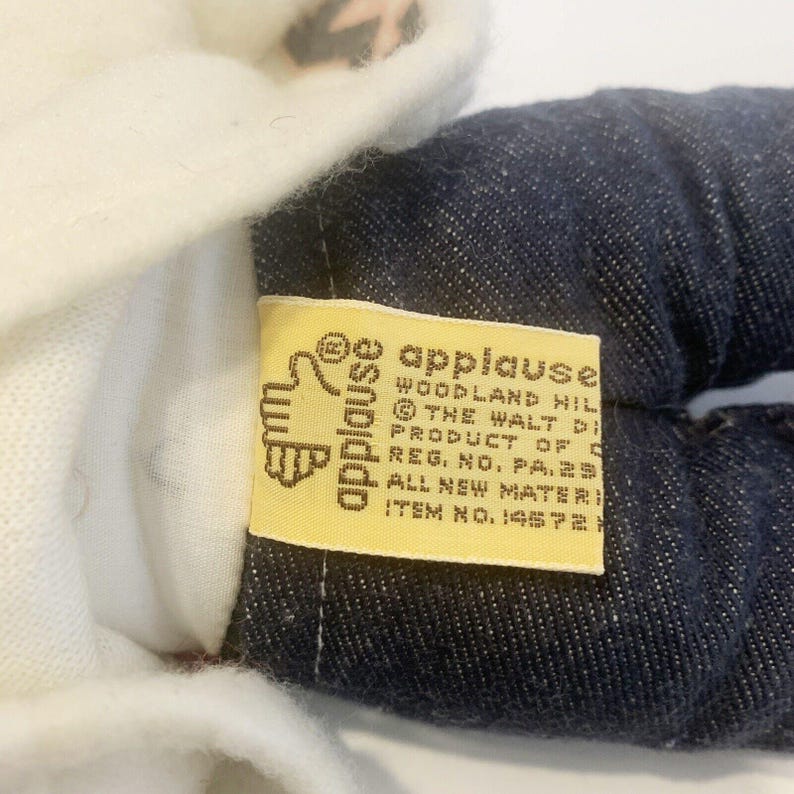 Disney Micky Maus Sock Hop Plüsch Puppe 11 "Applause Gefüllte Vinyl Spielzeug Bild 3