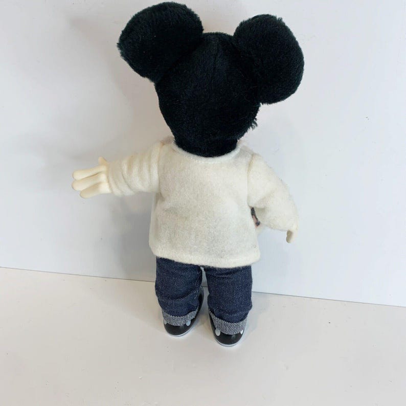 Disney Micky Maus Sock Hop Plüsch Puppe 11 "Applause Gefüllte Vinyl Spielzeug Bild 4