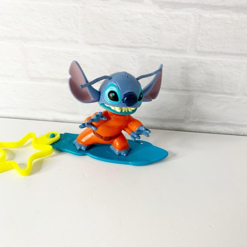 Disney LILO & Stitch Lot Of 5 Figures Bobble Cake Topper McDonald's Elvis image 10