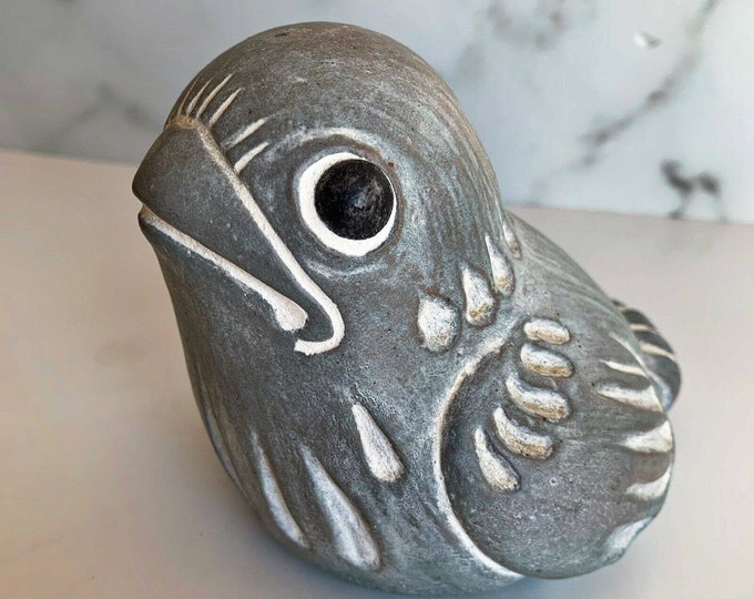 Isabel Bloom Bird Cement Sculpture Signed Signature Figure Figurine Etsy