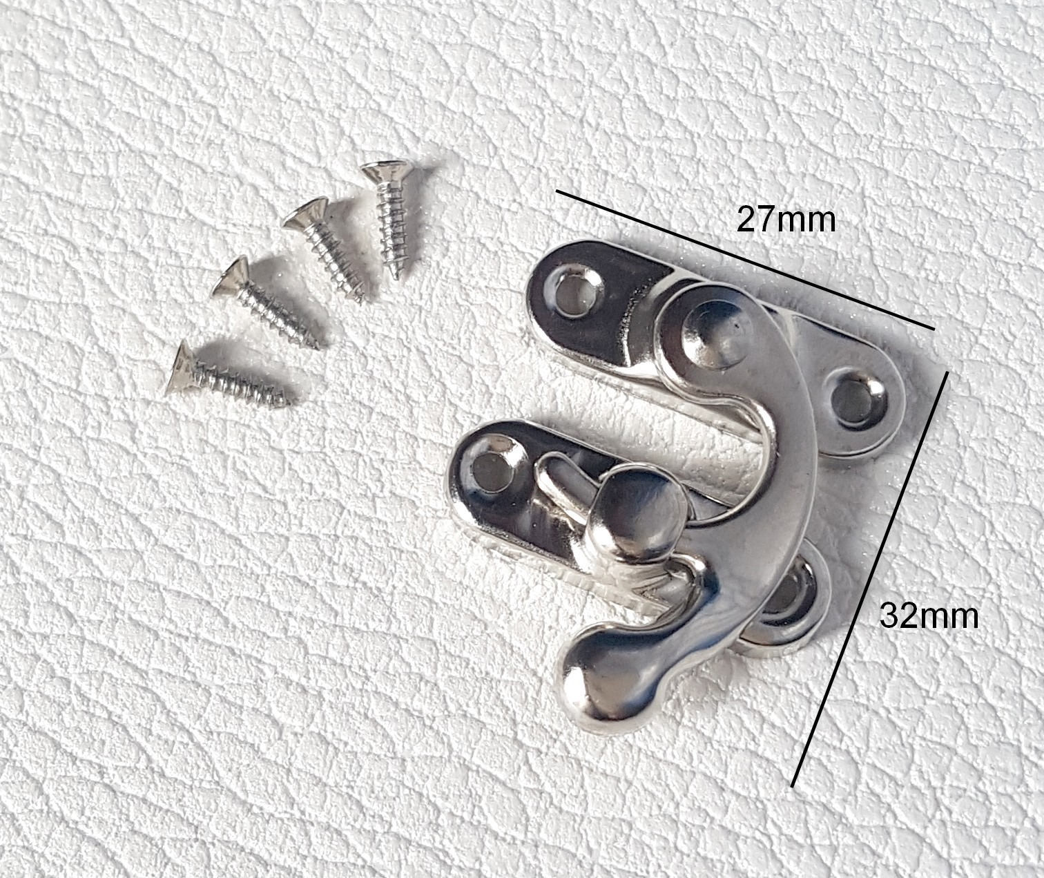 Sets de Fermoir Loguet à Crochet 32mm27mm Pour Boite Fourniture Cartonnage