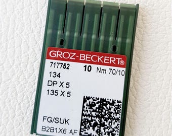 DPX5 - 10 aiguille gros talon Groz Beckert pour machine à coudre industrielle