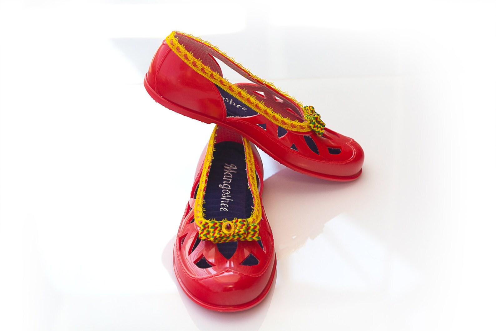 Barefoot Shoes Red Girl Shoes Womens Flats Red Colour Etsy