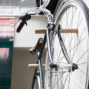 Bike Hooks Natural Oak image 4