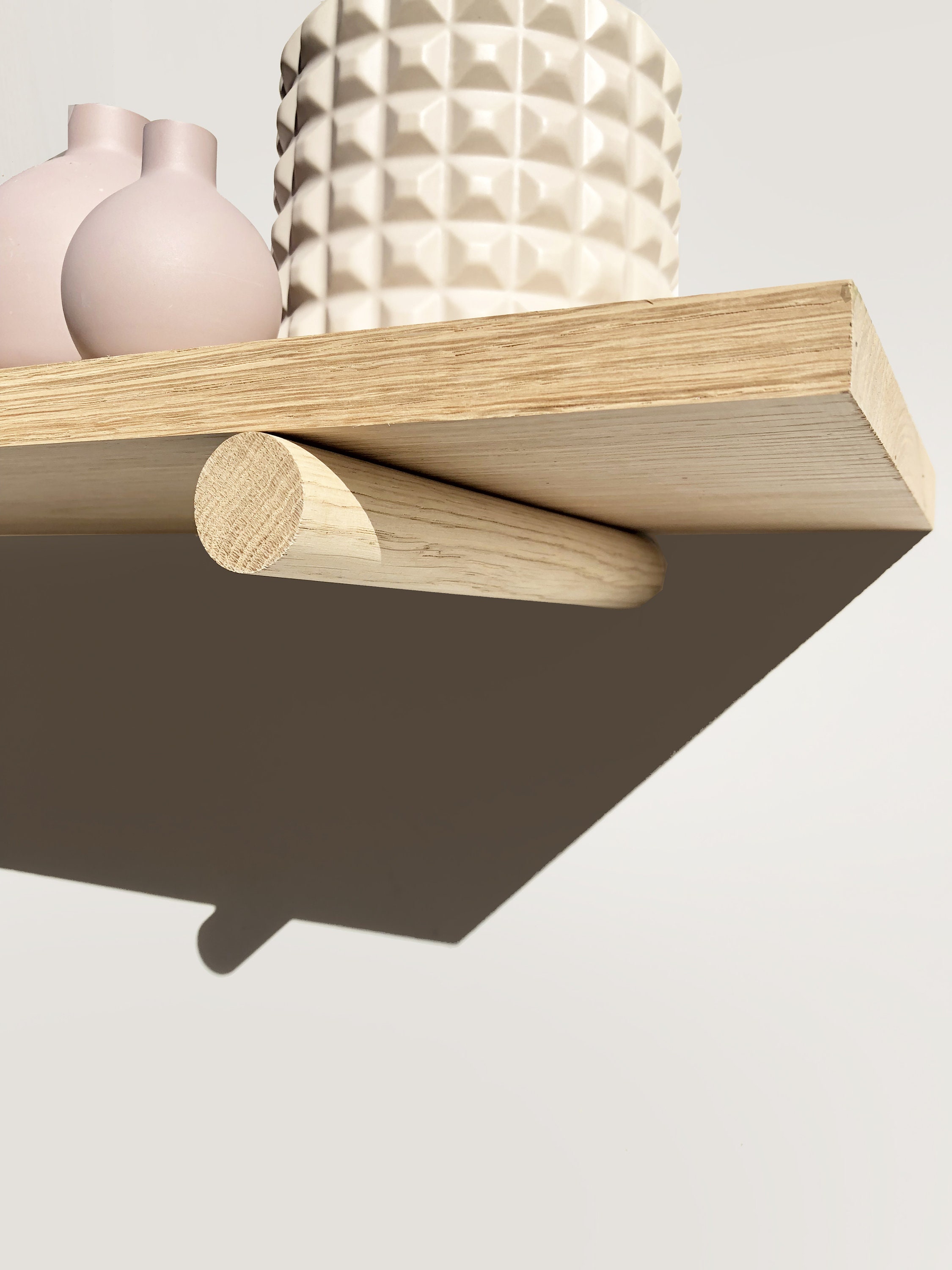 wall shelf hangers on Shelfz Wooden Hanger Hook Bracket For Shelf Planter Light Etsy