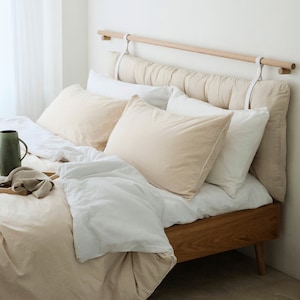 Leather Headboard Cushion Rail (cushion sold separately)