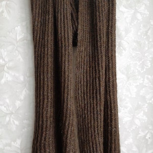 N-Latora Mohair Knit Dark Brown Chocolate