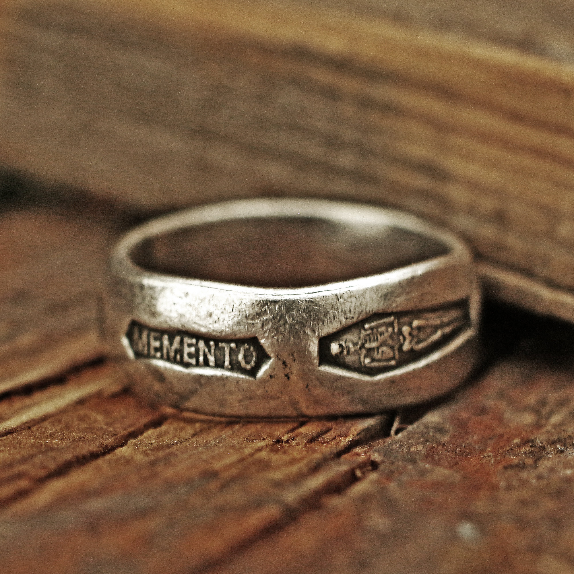 Memento Mori Silver Ring - Etsy