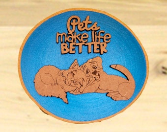 Dog Ornaments, Cat Ornaments, Dogs, Cats, Pets Make Life Better, Christmas Ornaments, Pet Adoption, Adoption, Fur Babies, Dogs and Cats