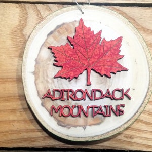 Christmas Ornaments,Magnets,Wind Chimes,Adirondacks,Adirondack Souvenirs,Adirondack Mountains,Adirondack Park,Adirondack Gifts,Autumn,Leaves