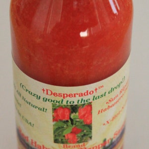 Desperado Organic Red Habanero Pepper Sauce