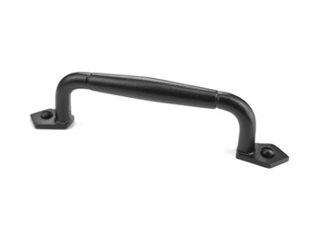 6" Round Cabinet Pull Handles - Solid Cast Iron - Pack of 5