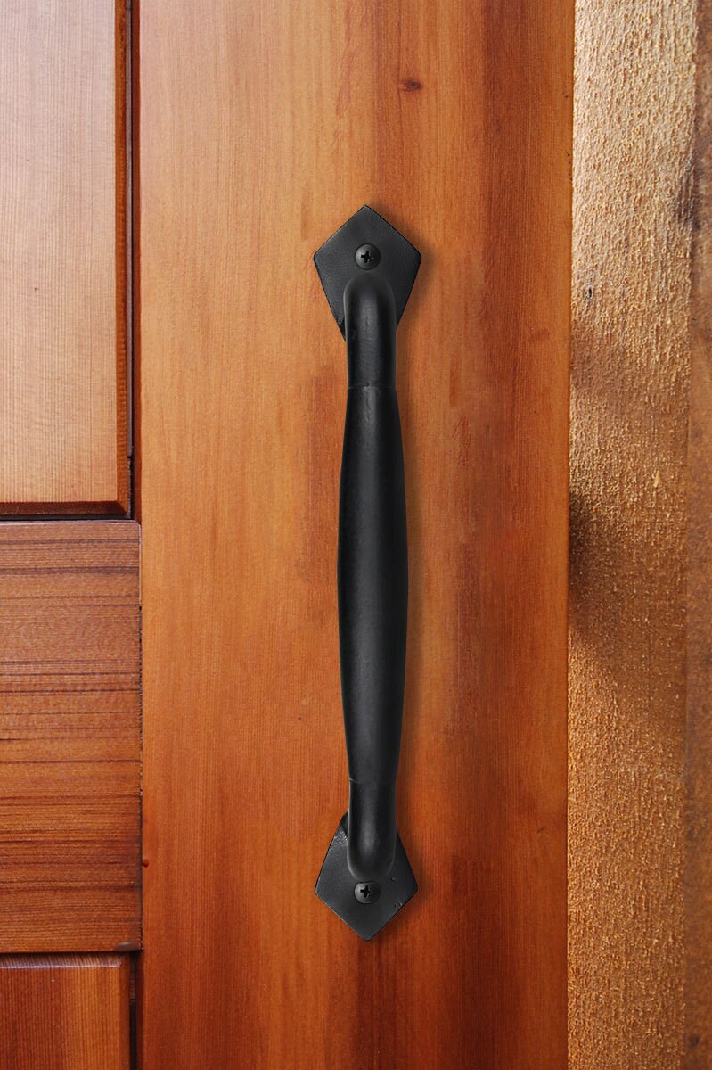 9 Round Door Pull Handle Solid Cast Iron Etsy