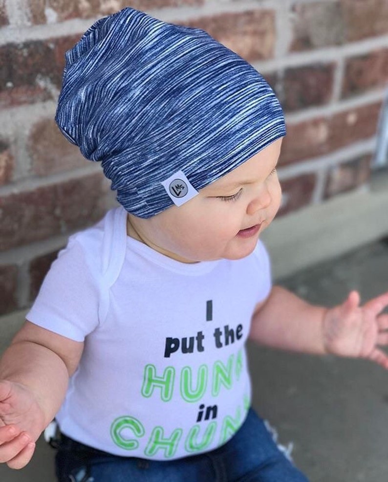 I Put the Hunk in Chunk Baby Boy Boy Shirt Funny Boy Etsy
