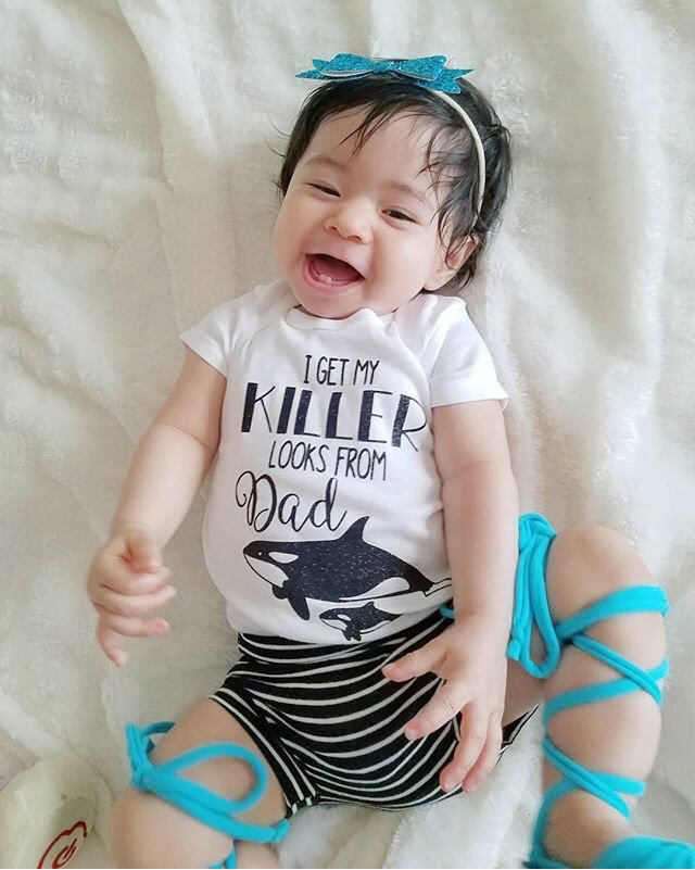 Killer looks onesie killer whale onesie whale baby boy Etsy