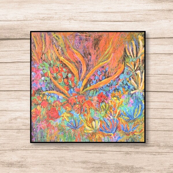 Colourful Canvas Etsy UK