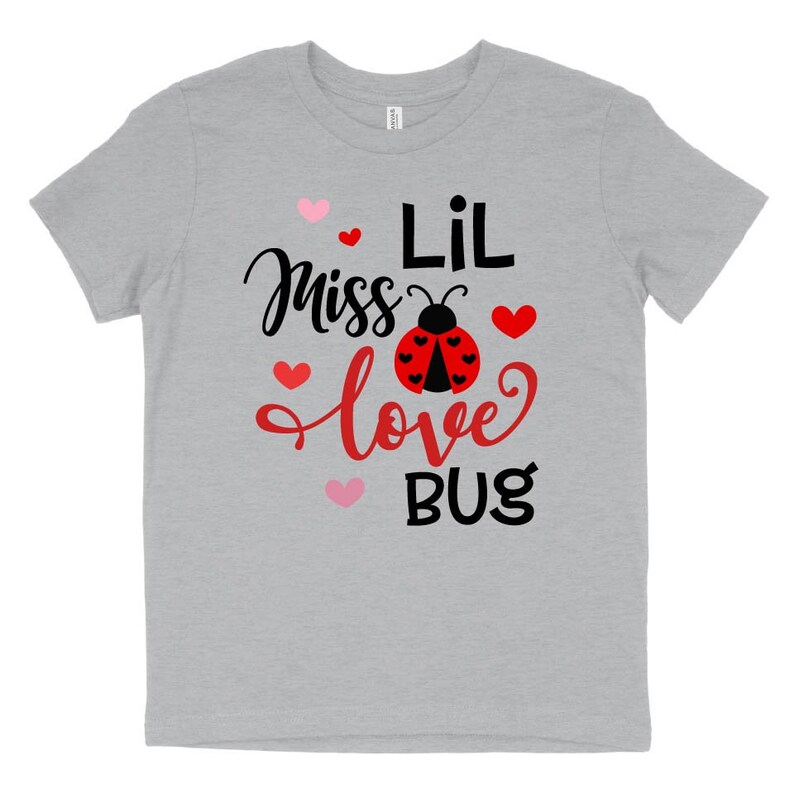 Cute T-ShirtOnesieBodysuit perfect for Valentines day or baby shower Lil Miss Love Bug ShirtOnesie