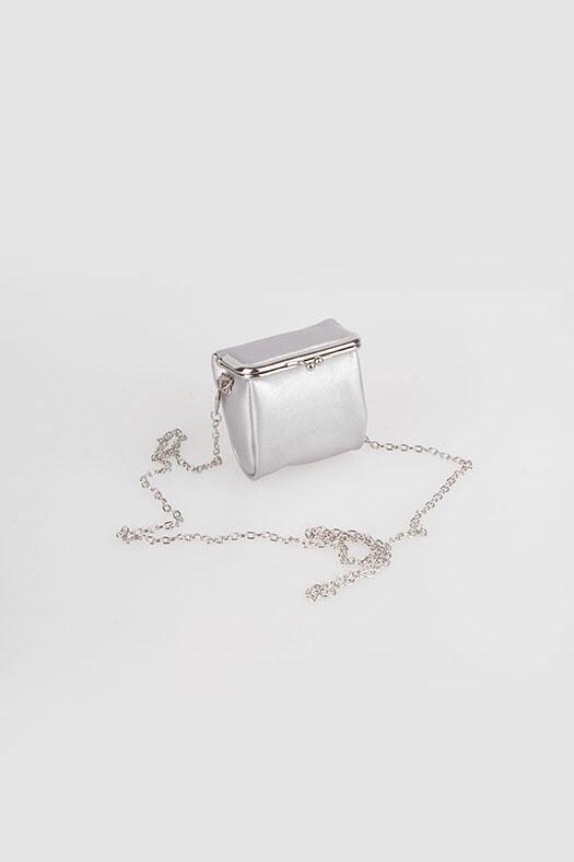pelican mini bag - silver