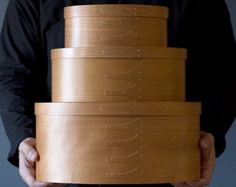 Cherry Shaker Oval Box, 4 Sizes