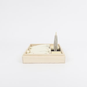 Japanese Tohaku Small Candle & Candle Stand Set