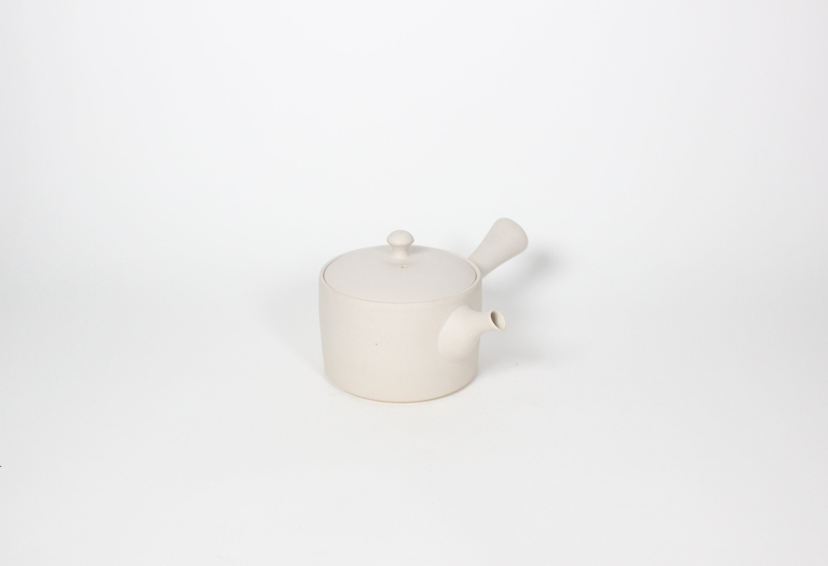 Japanese Tokoname Ceramic Kyusu Tea Pot I, Ivory - Etsy